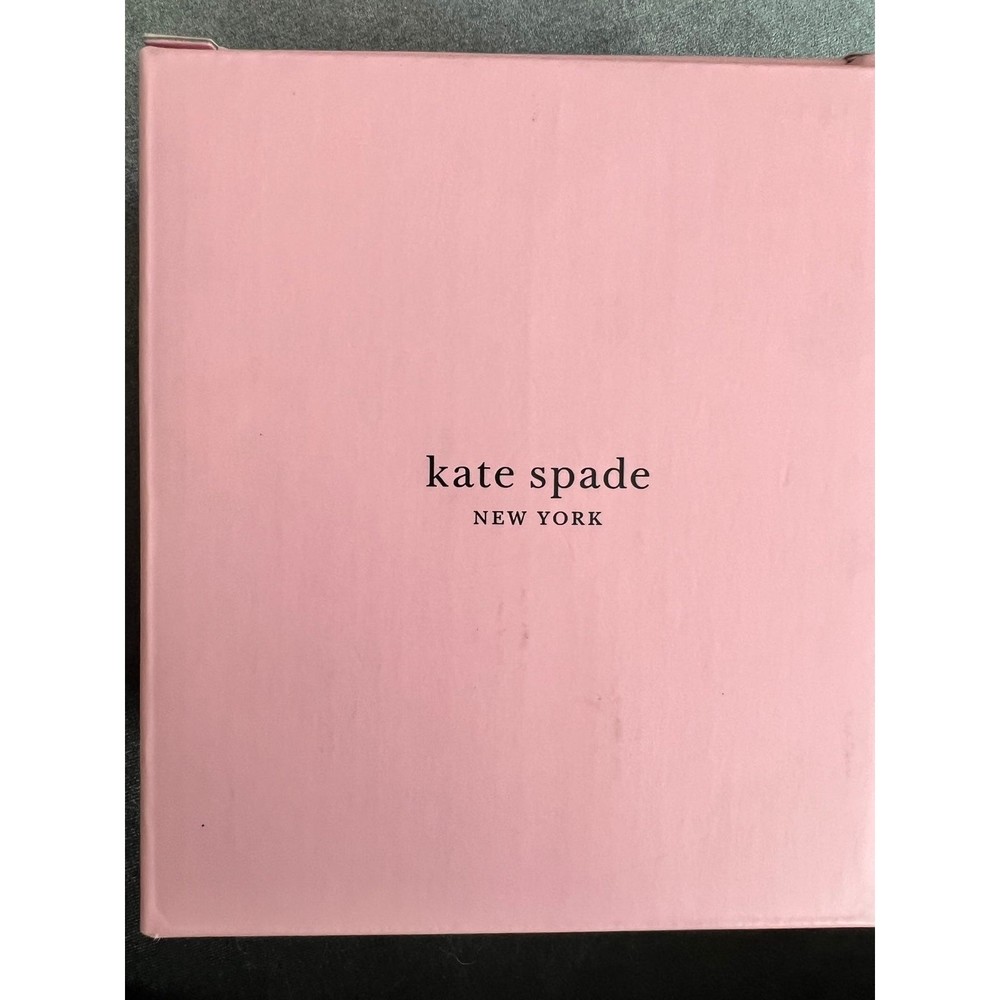 Kate Spade Stemless Champaign glasses Gold hearts set of 2 NEW in box